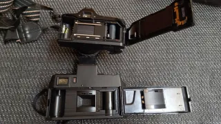 Lote Cámara Vintage Fujica, Kodak, Minolta, Protax