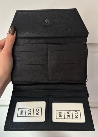 Cartera monedero MSK negra