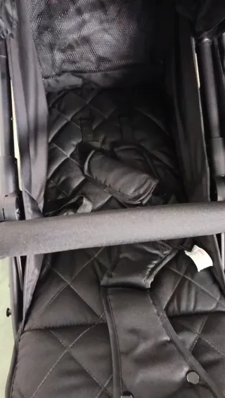 Carrito Gemelar Kikkaboo Happy 2 Negro