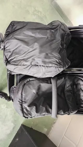 Carrito Gemelar Kikkaboo Happy 2 Negro