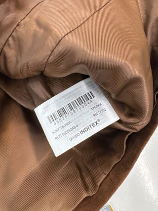 Chaqueta Zara Marrón Talla L