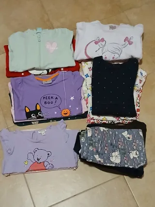 Lotto stock kit abbigliamento bambina 18-24 mesi