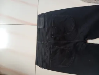 Pantalones vaqueros mujer negros