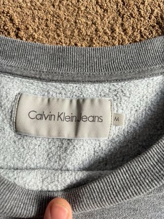 Sudadera Calvin Klein Jeans Gris