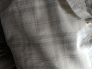 Camisa Pull&Bear cuadros beige/gris Talla XL