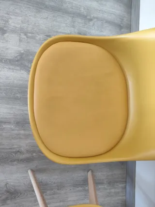 4 Sillas Nórdicas Sklum Mostaza