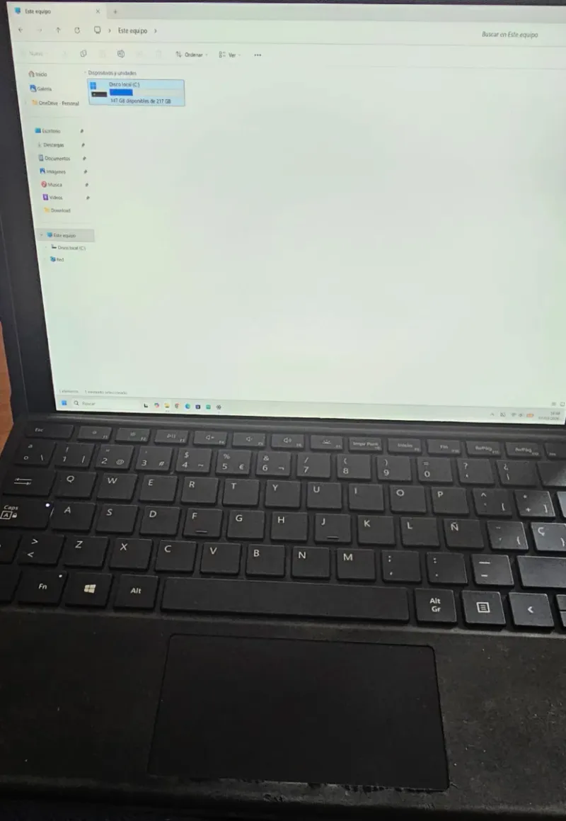 Microsoft Surface Pro 7+ Plus Negro