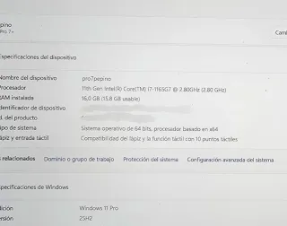 Microsoft Surface Pro 7+ Plus Negro