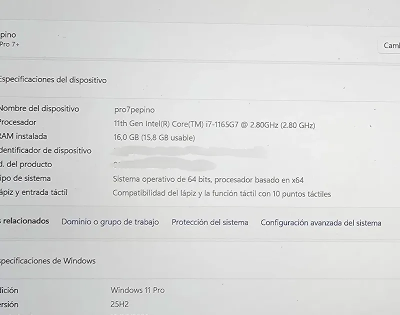Microsoft Surface Pro 7+ Plus Negro afbeelding 3