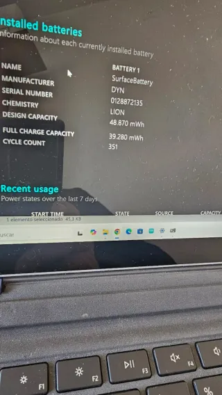 Microsoft Surface Pro 7+ Plus Negro