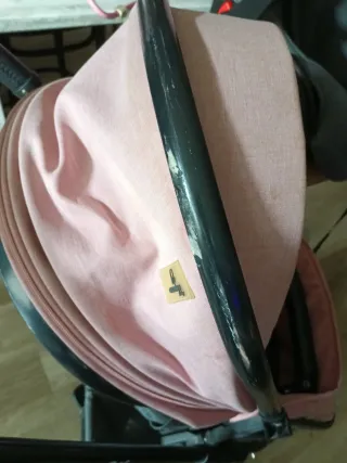 Carro bebé Asalvo Sidney rosa/gris