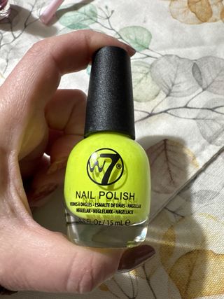 Tris Smalti W7 Rosa e Giallo