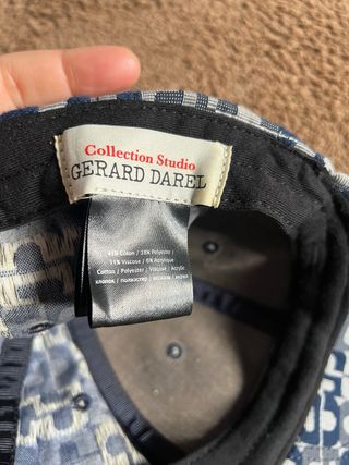 Gorra Gerald Darel azul y gris