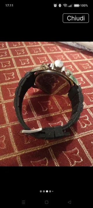 Orologio IEKE nero e argento