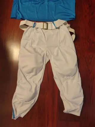 Disfraz Jugador Rugby Azul Talla M-L