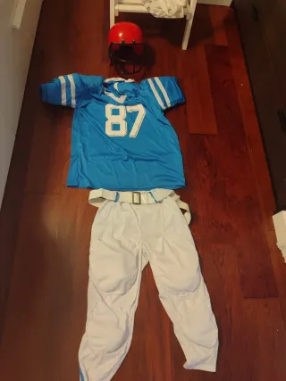 Disfraz Jugador Rugby Azul Talla M-L