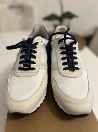 Zapatillas Ordesa Blancas y Azul Marino T.41