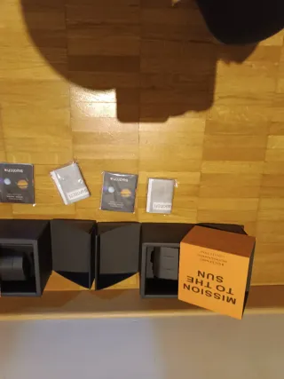 2 scatole catalogo orologi Omega Swatch