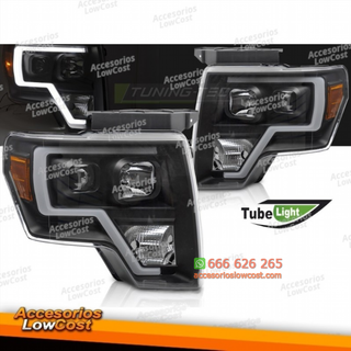 FAROS DELANTEROS PARA FORD F150 MK12 08-14 LUZ TU