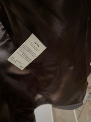 Giacca in pelle Etam vintage donna marrone