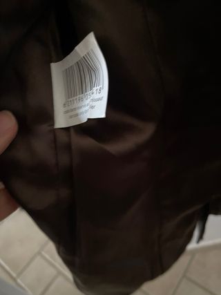 Giacca in pelle Etam vintage donna marrone