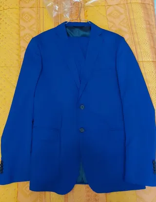 Completo elegante blu