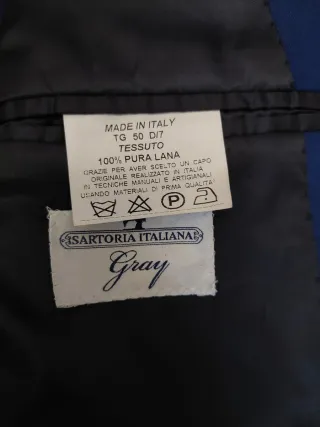 Completo elegante blu