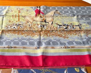 Pañuelos de seda con estampado