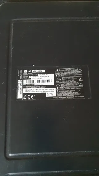 Televisión LG Negra