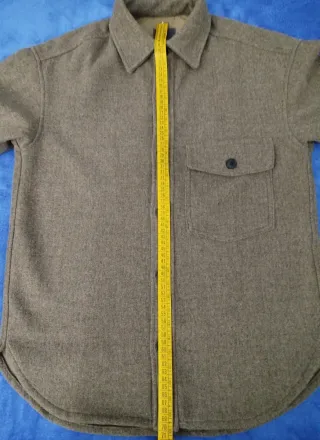 Giacca camicia H&M uomo beige scuro