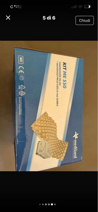 Materasso trapuntato anti decubito