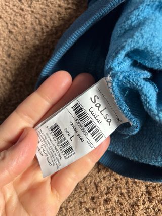 Sudadera Salsa Azul Modelo Retro