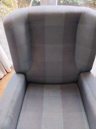 Butaca reclinable gris