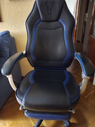 Silla Gaming Negra y Azul