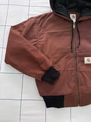 Chaqueta Carhartt Rework Hoodie Marrón