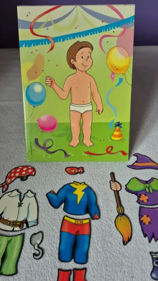 Juego Magnético Disfraces Magic-Magnet Diset