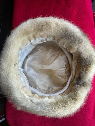 Gorro vintage de pelo,