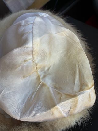 Gorro vintage de pelo,