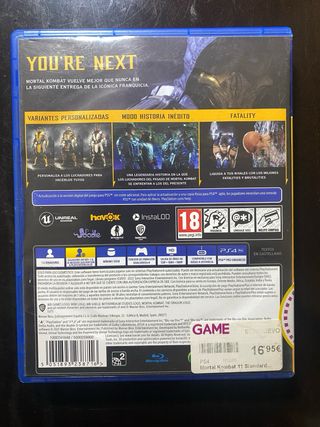 Mortal Kombat 11 PS4 y injustice 2