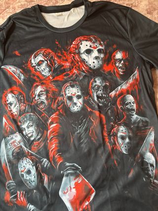 Camiseta Estampada Jason friday 13