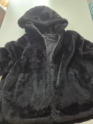 Abrigo Zara Negro Talla XL