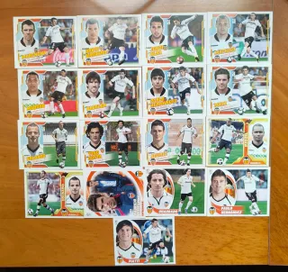 Lote 69 cromos y cartas Valencia CF