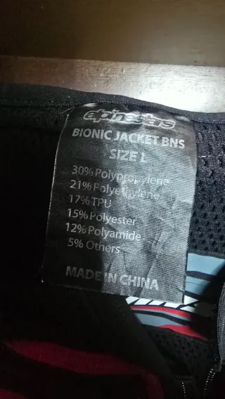 Chaqueta Protección Alpinestars Moto/Bici