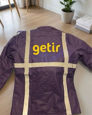 Conjunto Getir chubasquero y pantalón reflectante