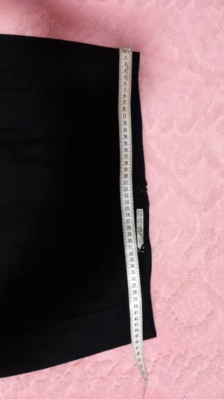 Minifalda Stradivarius Negra Talla L