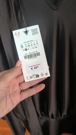 Vestido Zara marrón