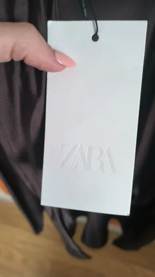 Vestido Zara marrón