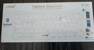 Teclado Bluetooth LinQ BK-801 Blanco