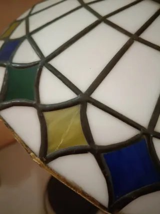 Antica lampada da tavolo funzionante Tiffany