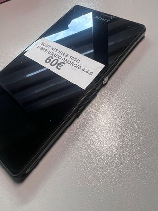 Movil Sony Xperia Z 16GB Libre / Buen estado